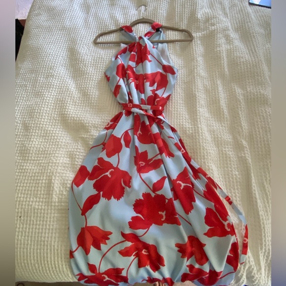 Ann Taylor Dresses & Skirts - Ann Taylor Blue/Red floral dress